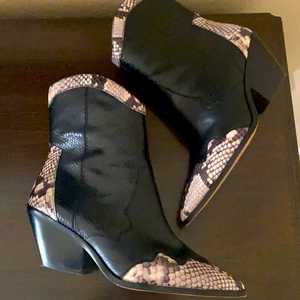 Vince Camuto snake boots